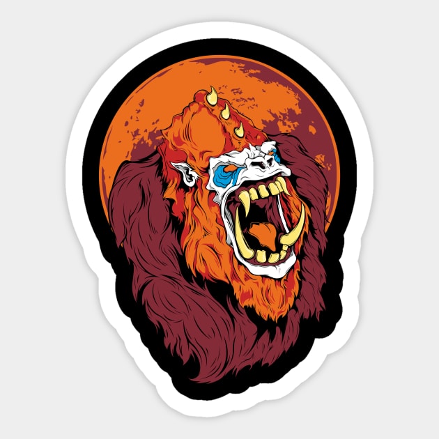 Beast Man Sticker by Phryan